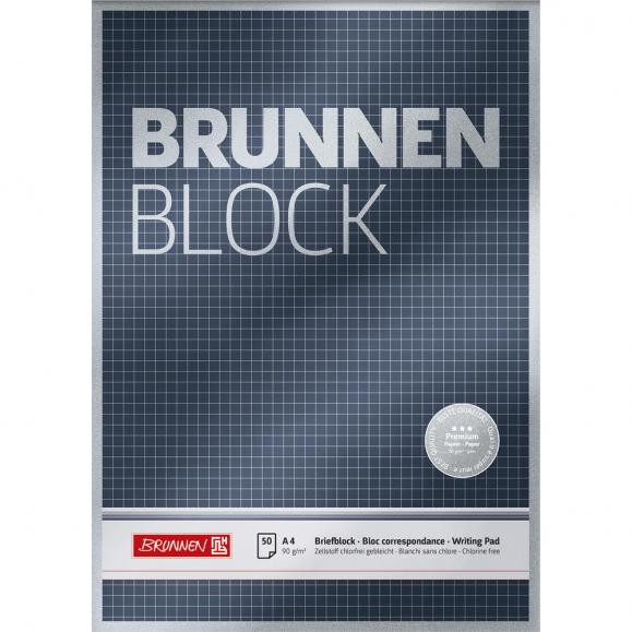 BRUNNEN Briefblock BRUNNEN BLOCK 1052828 A4 90g 
