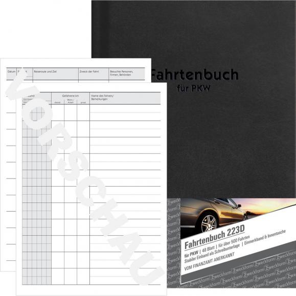 Avery Zweckform Fahrtenbuch Design 223D DIN A5 