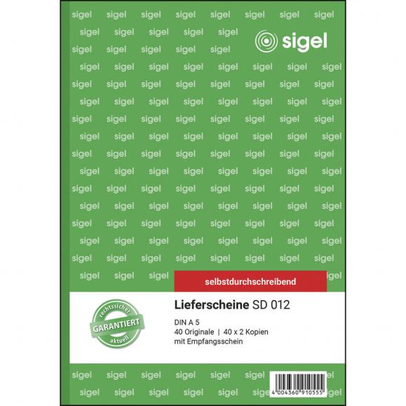 SIGEL Lieferschein SD012 DIN A5 
