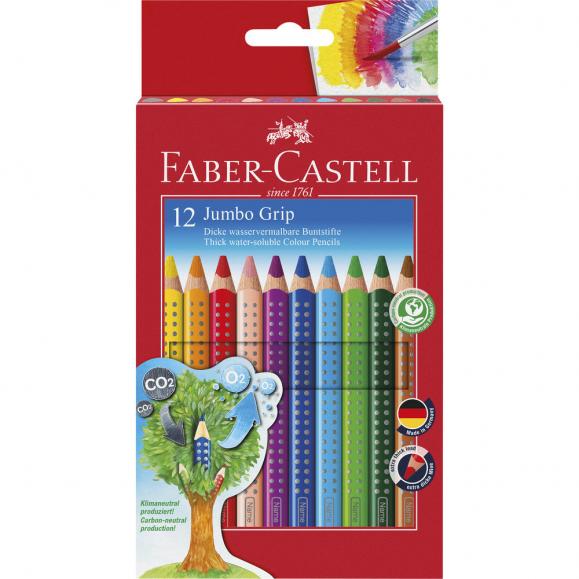 Faber-Castell Farbstift Jumbo GRIP 110912 farbig 