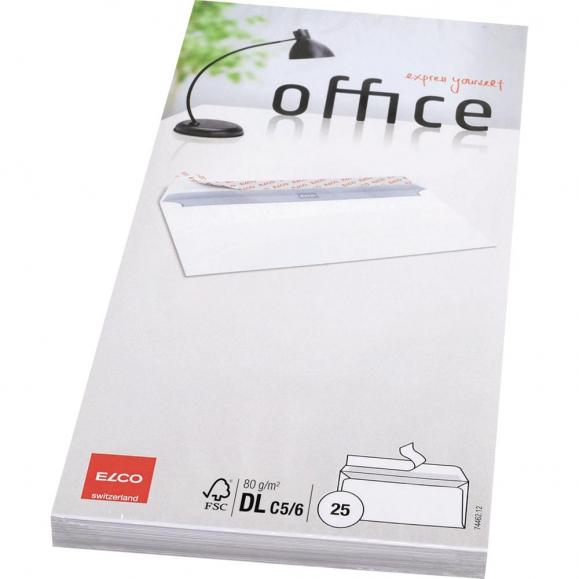 ELCO Briefumschlag Office 7446212 C5/6 DL hk weiß 