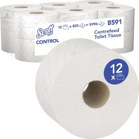 Scott Toilettenpapier Control 8591 ws 12 St./Pack. 