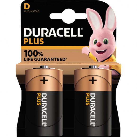 DURACELL Batterie Plus Mono D LR20 141988 1,5V 2 