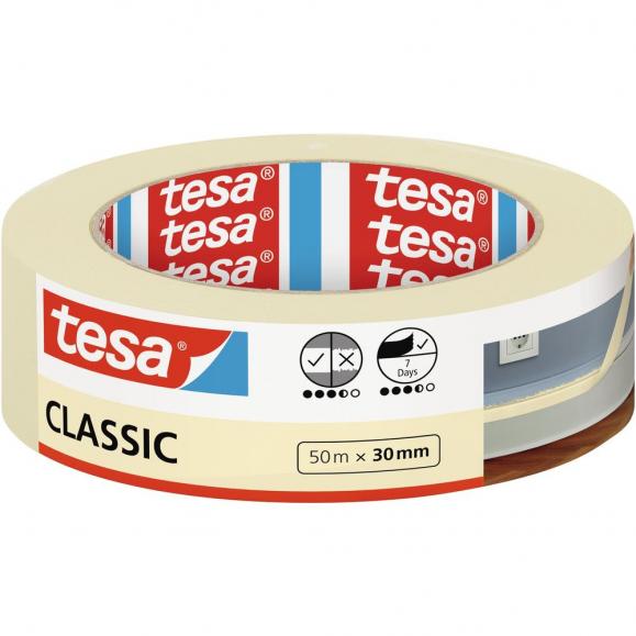 tesa Kreppband Classic 52805-00000 30mmx50m beige 