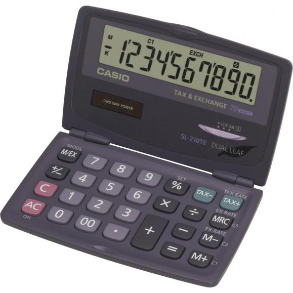 CASIO Taschenrechner SL-210TE-WA-EC 10stellig 