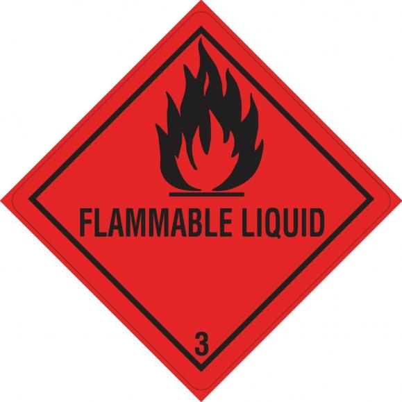 DR-Label Versandetikett DR653S1010 Kl.3 Flammable 
