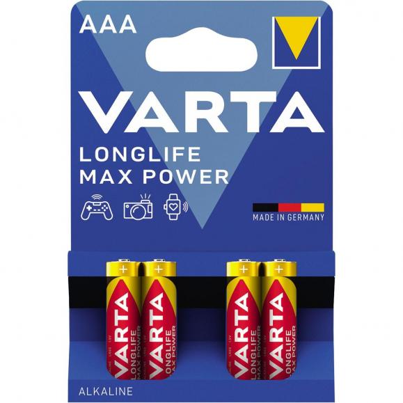 Varta Batterie Max Tech 04703101404 AAA Micro LR03 