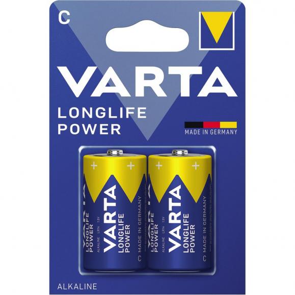 Varta Batterie Longlife Power 04914121412 C 1,5V 2 
