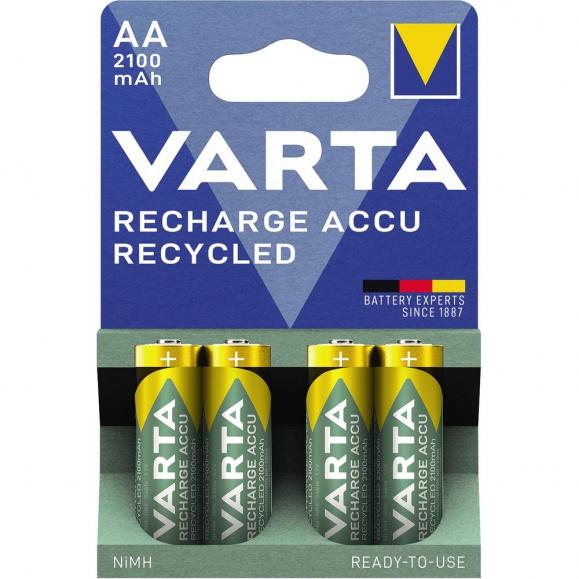 Varta Akku Recycled 56816101404 AA NIMH 2.100mAh 4 
