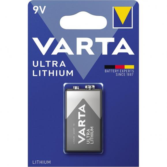 Varta Batterie 6122301401 E-Block 9V 1.200m Ah 