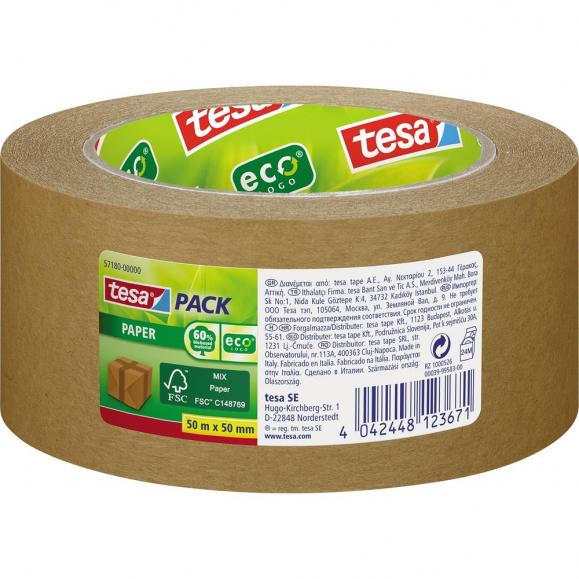 tesa Packband tesapack Paper EcoLogo 57180-00000 