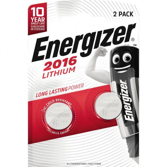 Energizer Knopfzelle CR 2016 E301021902 Lithium 2 