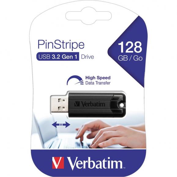 Verbatim USB-Stick PinStripe 49319 USB 3.0 128GB 
