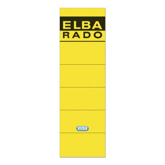 ELBA Ordneretikett 100420949 breit/kurz sk gelb 10 