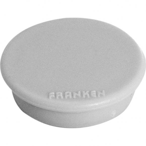 Franken Magnet HM20 12 rund 24mm grau 10 St./Pack. 