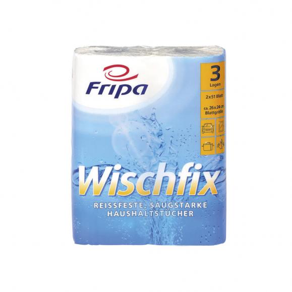 Fripa Küchenrolle Wischfix 3012011 3-lagig weiß 2 