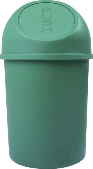 Push-Abfallbehälter Basic, 6 Liter Grün | 6,00