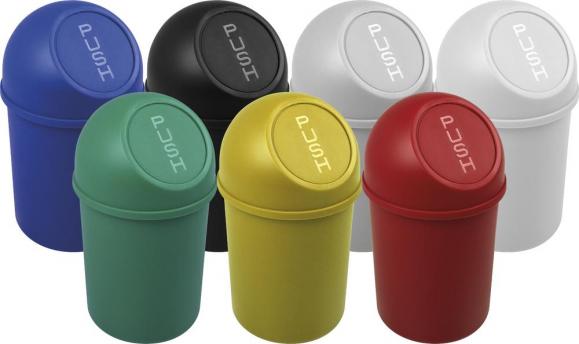 Push-Abfallbehälter Basic aus Kunststoff, 6 bis 45 Liter 