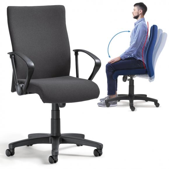 Bürodrehstuhl DV 10 - extra hohe und breite Rückenlehne 