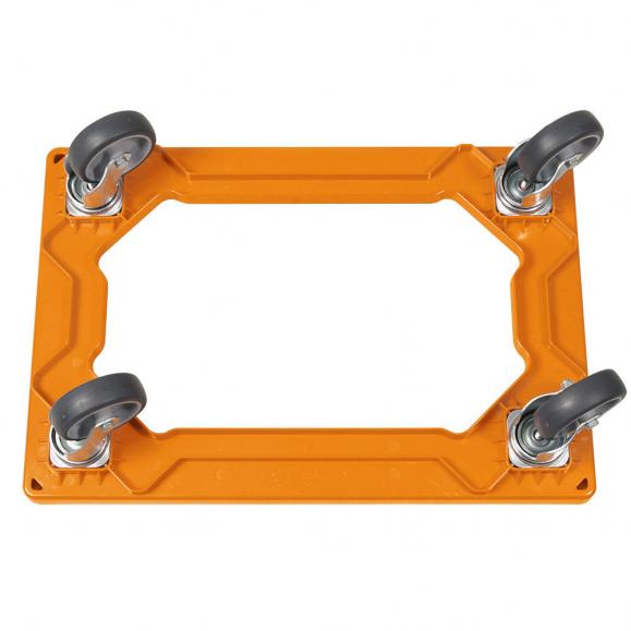 Transportroller für Euro-Stapelbehälter 600x400 mm Orange
