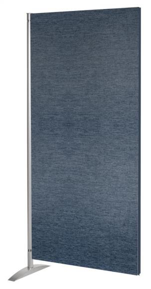 Stellwandsystem MOBILE multifunktional, verkettbar Textilwand blau