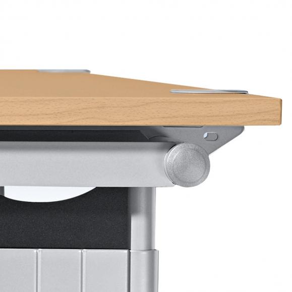 Schreibtischplatte Rechteck PROFI MODUL Buchedekor | 1200 | Schreibtischplatte