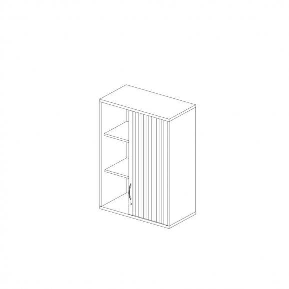 Rollladen-Aufsatzschrank PROFI MODUL Weiß | 800 | 1110 mm (3 OH)