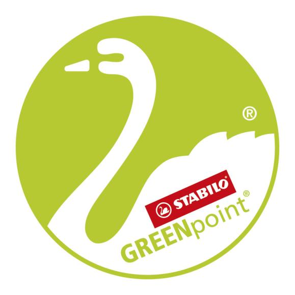 STABILO Feinschreiber GREENpoint 6088/4 0,8mm 