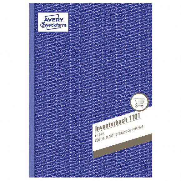 Avery Zweckform Inventurbuch 1101 DIN A4 50Blatt 