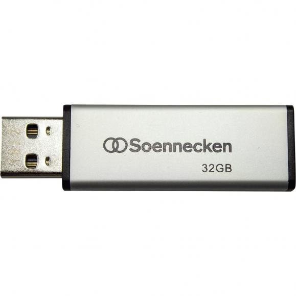 Soennecken USB-Stick 71614 2.0 32GB schwarz/silber 
