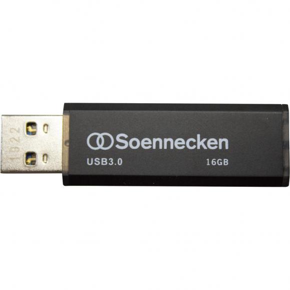 Soennecken USB-Stick 71617 3.0 16GB schwarz/silber 