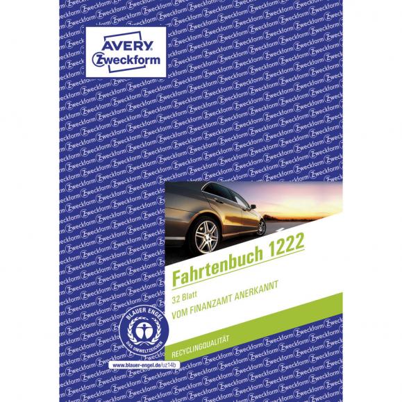 Avery Zweckform Fahrtenbuch 1222 DIN A5 