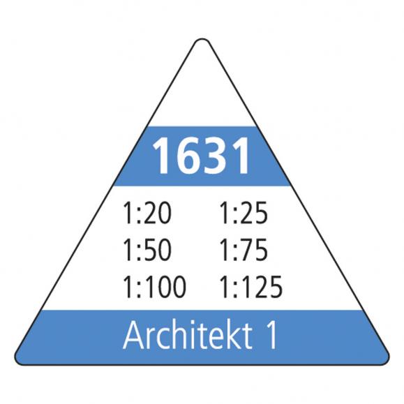 M+R Dreikantmaßstab Architekt 1 16310010 30cm 