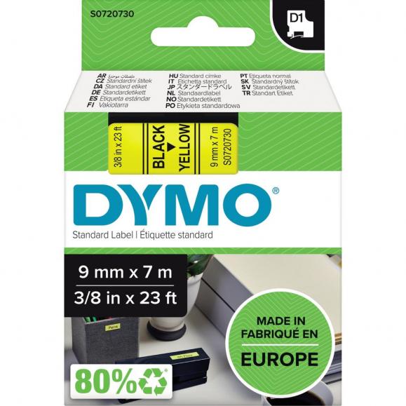 DYMO Schriftbandkassette D1 S0720730 9mmx7m 