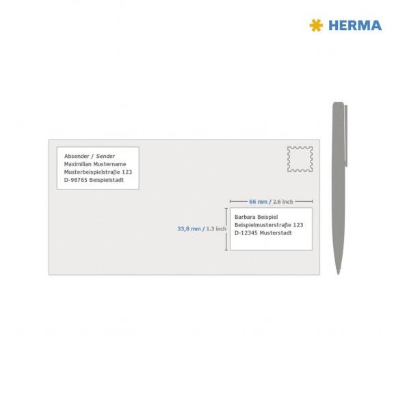 HERMA Etikett Special 4681 66x33,8mm tr 600 