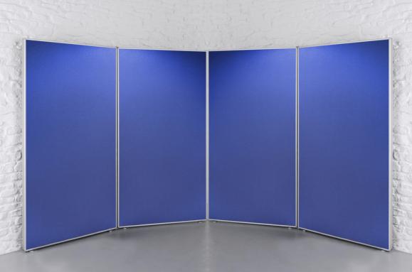 Akustik -Trennwandmodul, mit Aluminiumrahmen Blau | 1500 | 1500