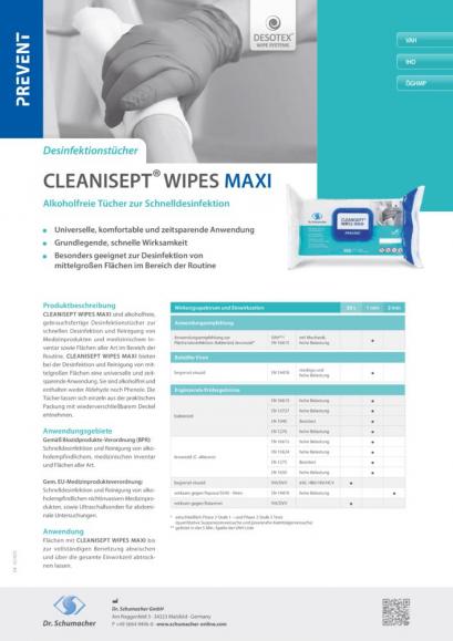 Cleanisept Desinfektionstuch Maxi 00-208-T100 