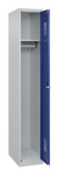 Garderobenspind Basic Plus Enzianblau RAL 5010 | 1 | Drehriegelverschluss