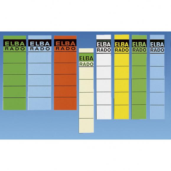 ELBA Ordneretikett 100420952 breit/kurz sk blau 10 
