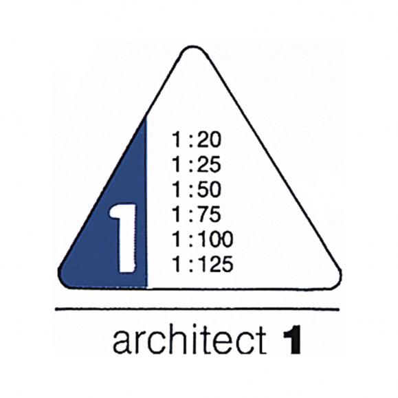 RUMOLD Dreikantmaßstab 160/1/30 Architekt 1 30cm 
