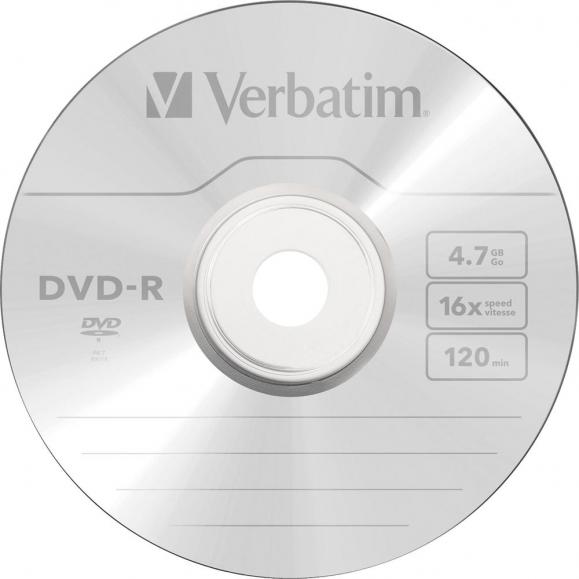 Verbatim DVD-R 43522 16x 4,7GB 120Min. Spindel 25 