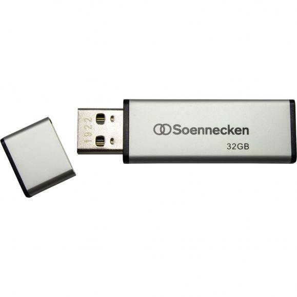 Soennecken USB-Stick 71614 2.0 32GB schwarz/silber 