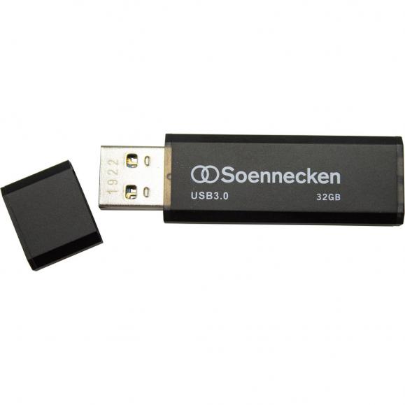 Soennecken USB-Stick 71618 3.0 32GB schwarz/silber 