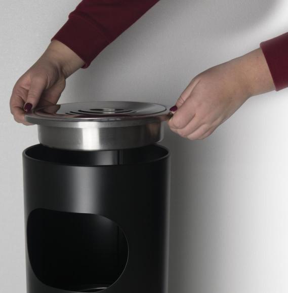 Standascher mit Abfallbehälter, 3 Farben, online kaufen