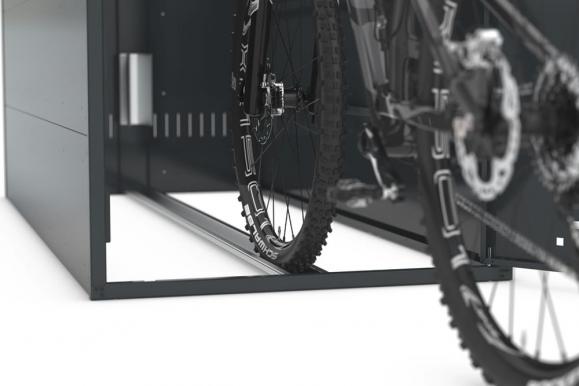 Fahrradgarage Bike Box mit Giebel- oder Bogendach 