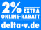 2% extra Online-Rabatt bei jeder Bestellung im Online-Shop